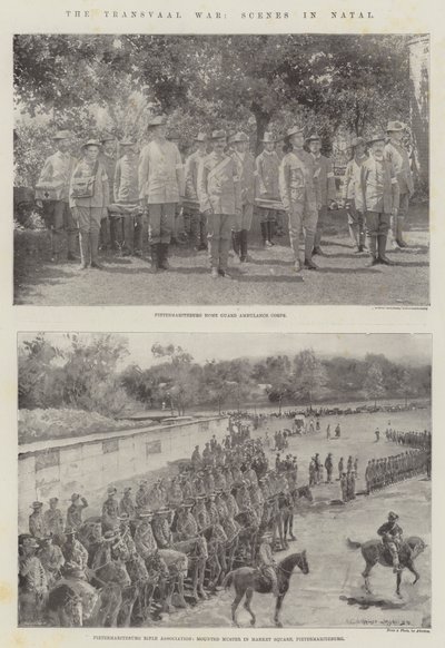 La guerra de Transvaal, escenas en Natal de Henry Charles Seppings Wright